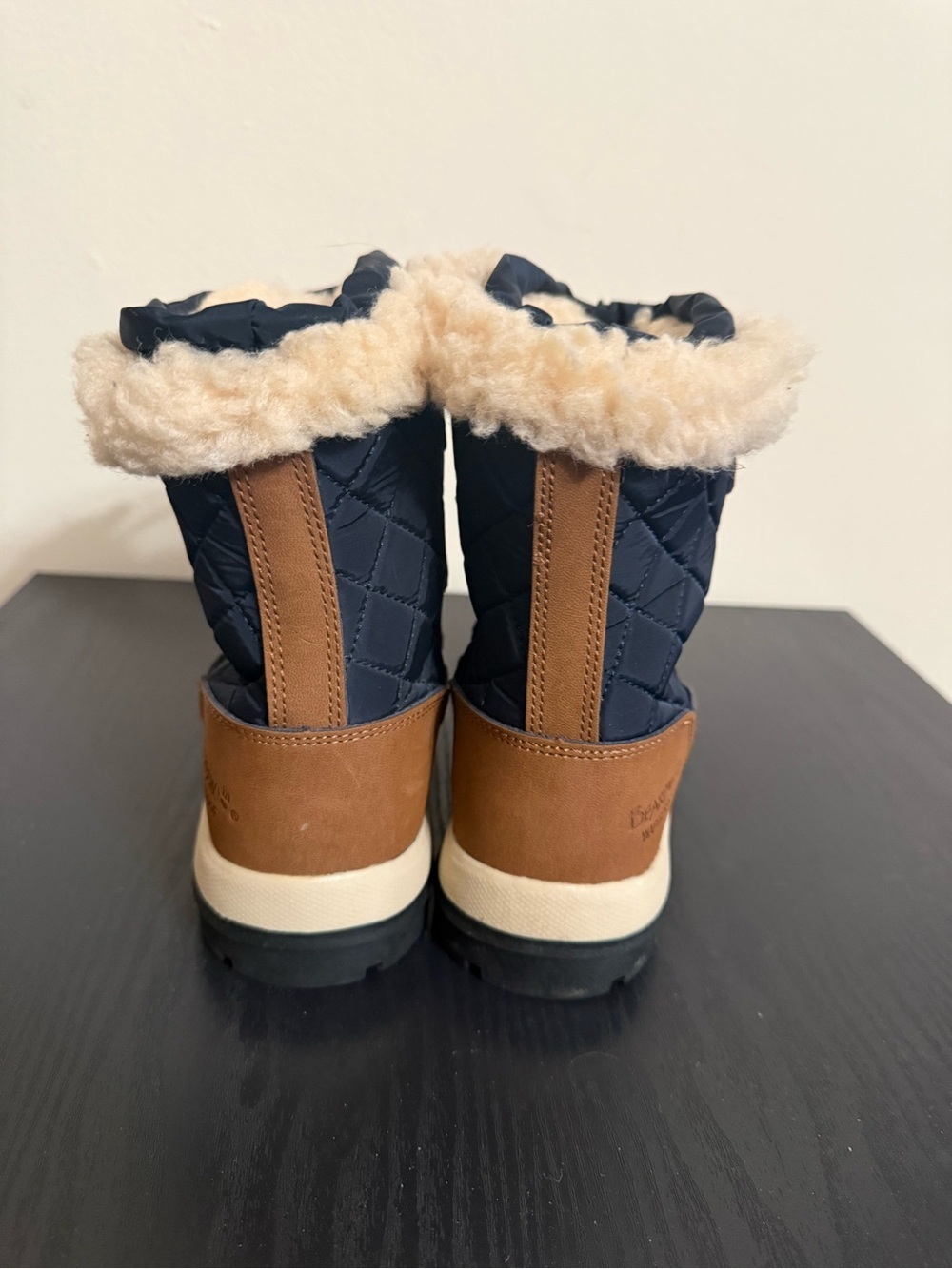 Bearpaw Bethany Waterproof Winter Snow Boots Women's Navy Brown Lace Up Size 7 - Picture 5 of 7